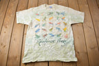 Vintage 1990s Rainforest Frogs Graphic T-Shirt