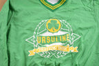 Vintage 1990s Ursuline Fighting Irish Graphic Pullover Windbreaker Jacket