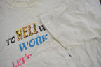 Vintage 1980s "To Hell With Work Let's Go To St Lucia" Souvenir T Shirt