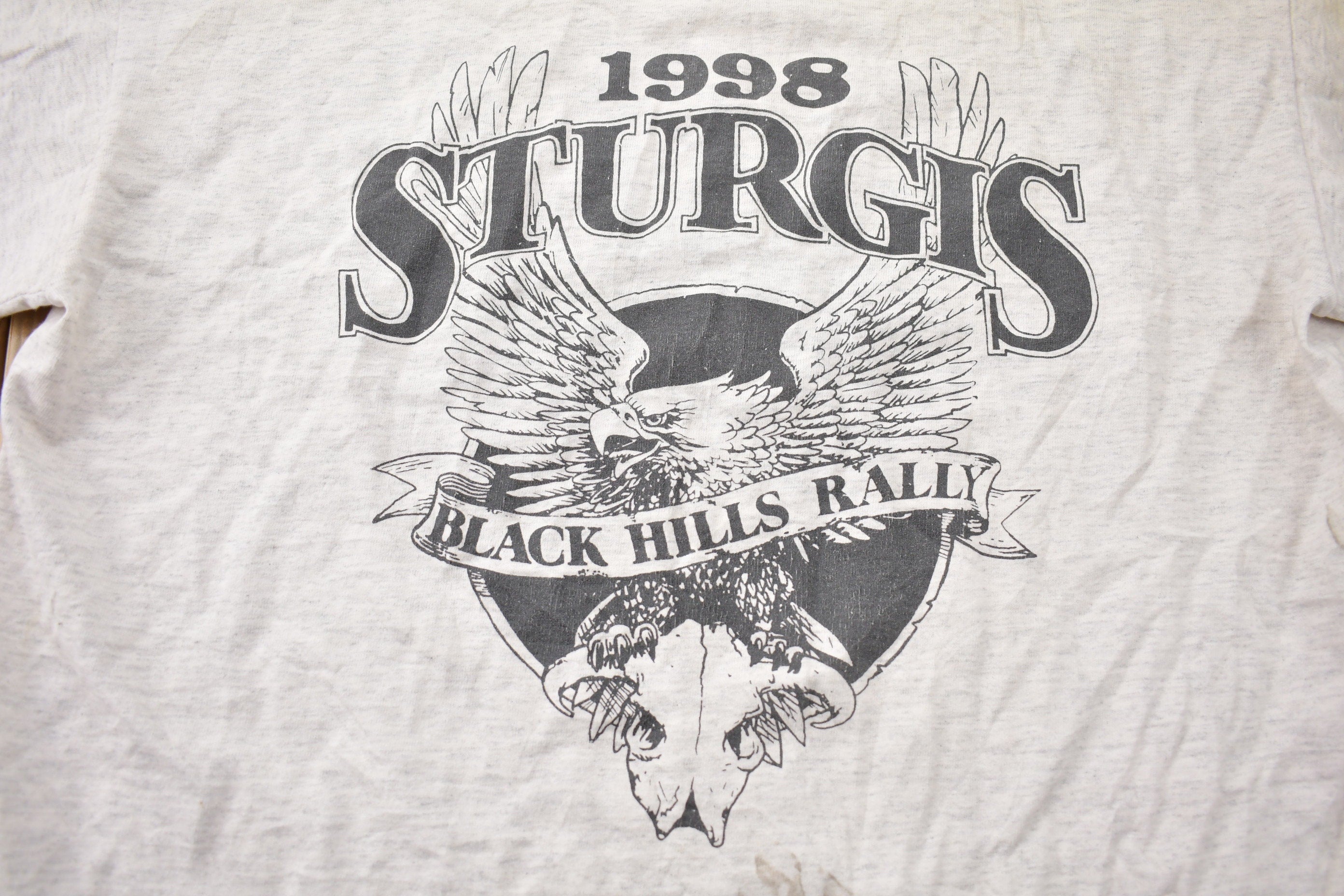 Vintage 1998 Sturgis Black Hills Rally Motorcycle T-Shirt