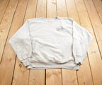 Vintage 1990s Champion Reverse Weave Tonys Plumbing Embroidered Heavy Weight Crewneck Sweatshirt Made In USA