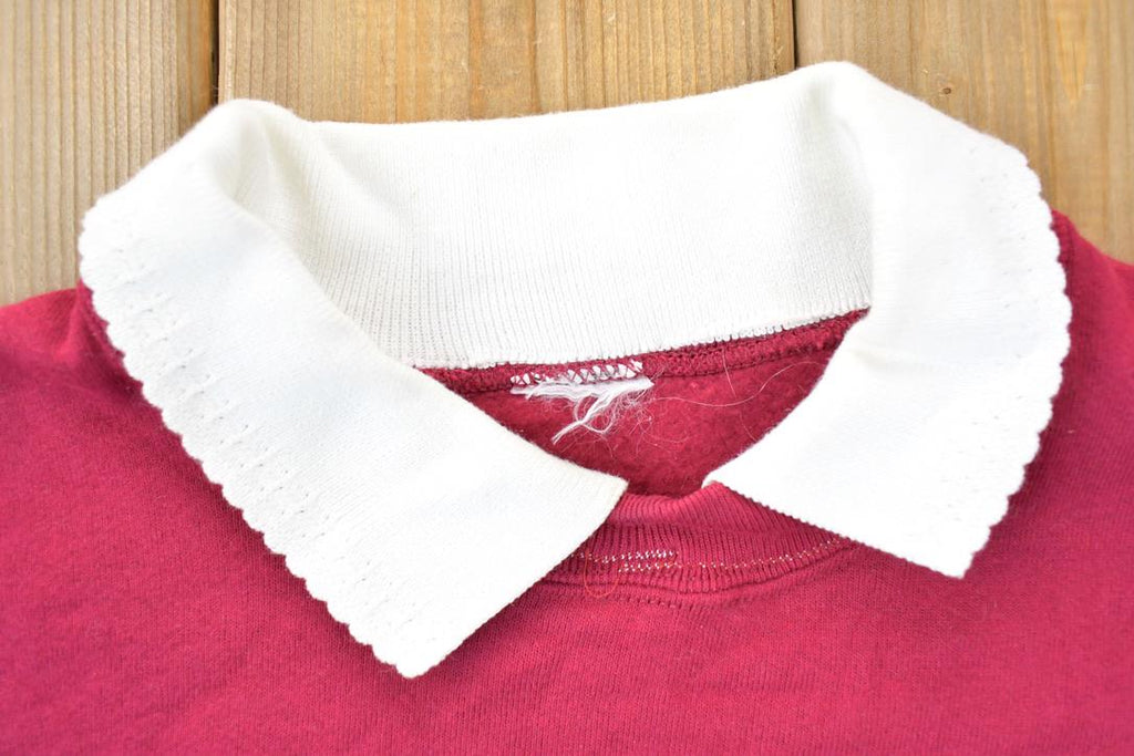 Vintage 1990s Flying Fish Double Collar Crewneck Sweater
