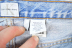Vintage 1990s Calvin Klein Union Made Denim Jeans Size 34 x 28 Made In USA