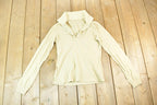 Women Vintage Vigoss Y2K Button Up T-Shirt / Vigoss Grunge Skull Print / Contrast Stitch / Internet Famous Clothing / Over Dyed