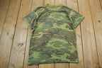 Vintage 1990s Camouflage Graphic T-Shirt