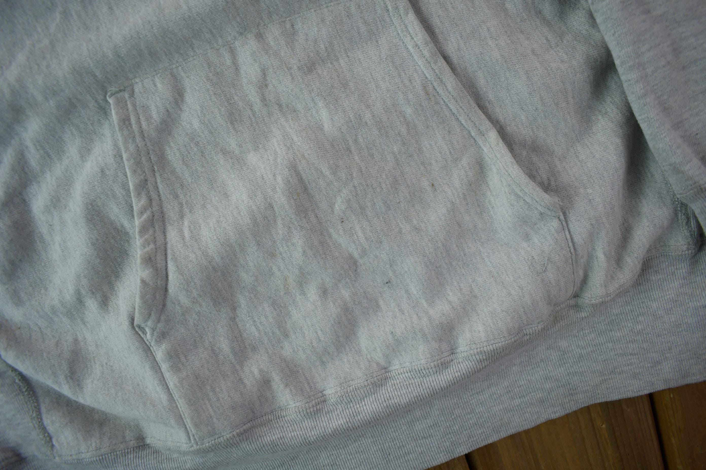 Vintage 1980s University Of Michigan Champion Reverse Weave Warmup Hoodie