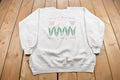 Vintage 1980s Hanes Tulip Patch Crewneck Sweatshirt