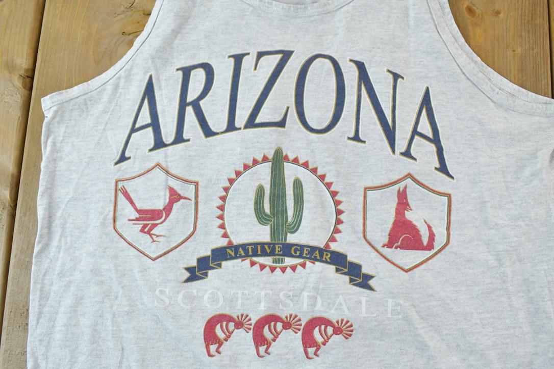 Vintage 1990s Arizona Cactuses Single Stitch Tank Top