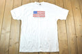 Vintage 1990s Partners Health Plans Souvenir Single Stitch American Flag Style Graphic Print T-Shirt / Vintage Streetwear / Vacation Tee