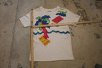Vintage 1990s DIY Arts & Craft Beach Theme T Shirt