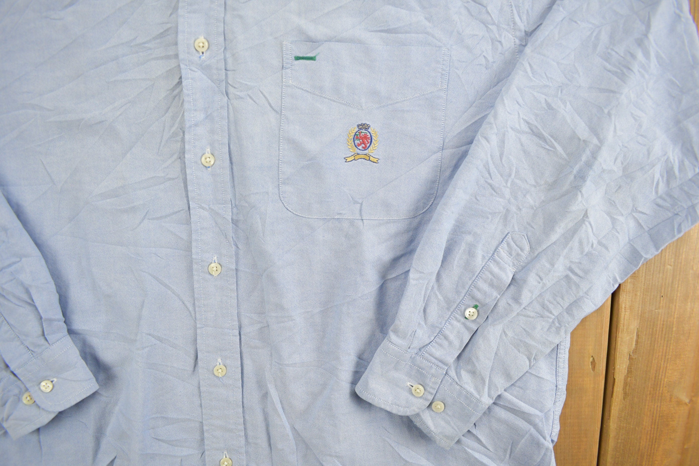 Vintage 1990s Tommy Hilfiger Blank Button Up Shirt