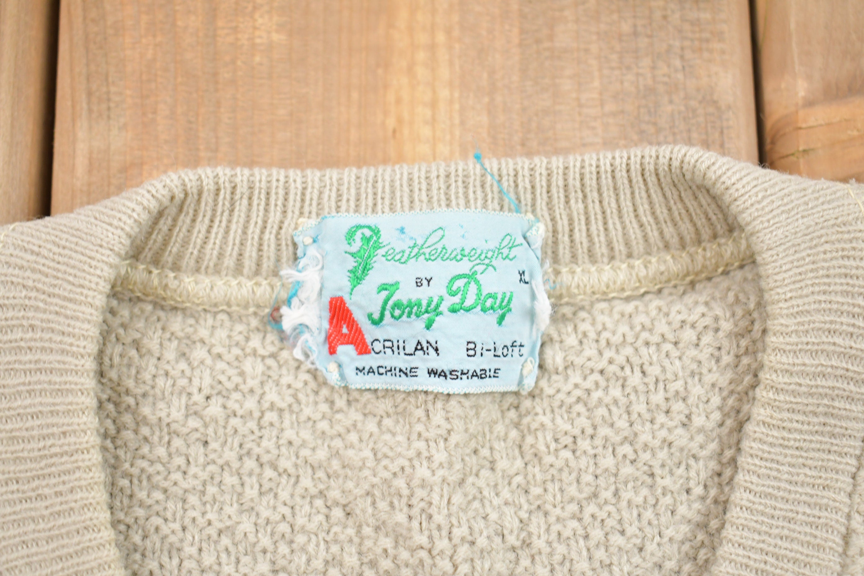 Vintage Featherweight Knitted Sweater