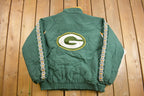 Vintage 1990s Green Bay Packers Full Zip Jacket