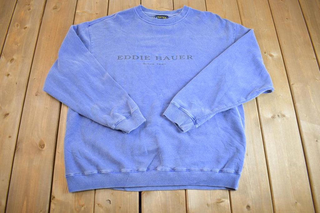 Vintage 1990s Eddie Bauer EBTEK Crewneck Sweatshirt - Large