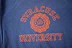 Vintage 1980s Syracuse University Distressed Collegiate Raglan Crewneck Made In USA