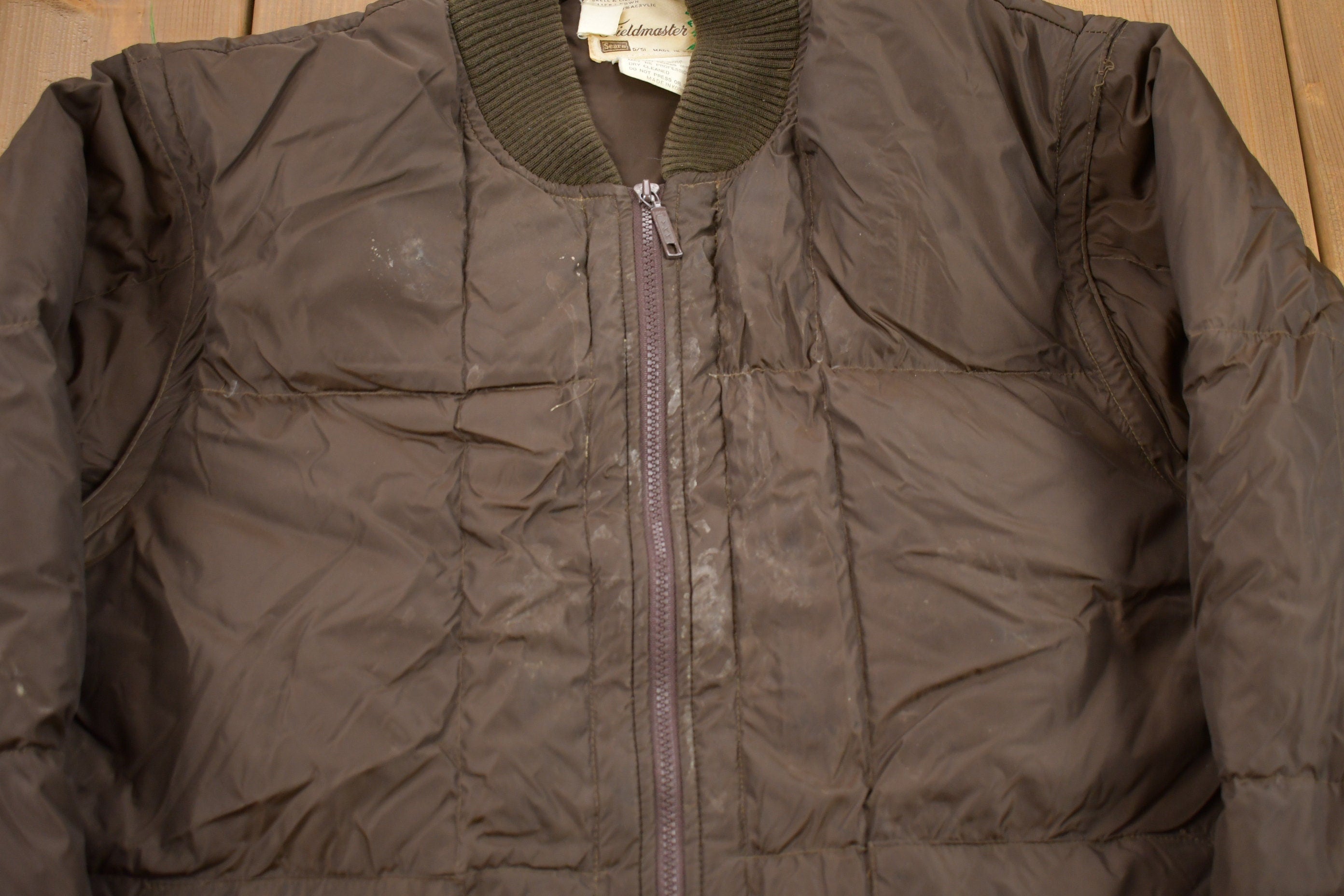Vintage 1980s Sears Master Quilted Jacket