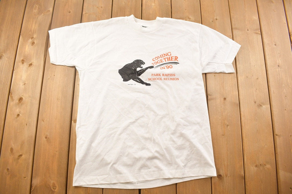 Vintage 1990 Park Rapids School Reunion Graphic T Shirt