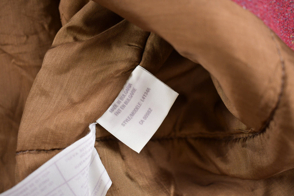 Vintage 1990s South Western Theme Hooded Overcoat