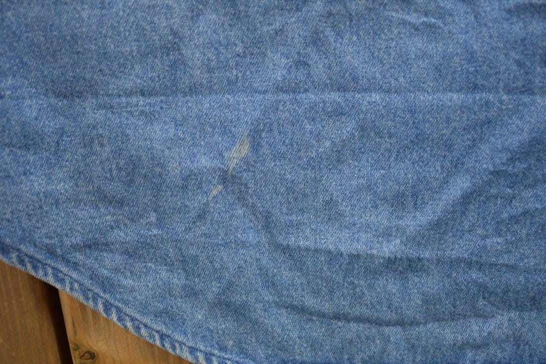 Vintage 1990s Polo Ralph Lauren Small Pony Denim Button Up Shirt