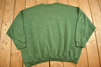Vintage 1990s Blank Green Crewneck Sweatshirt