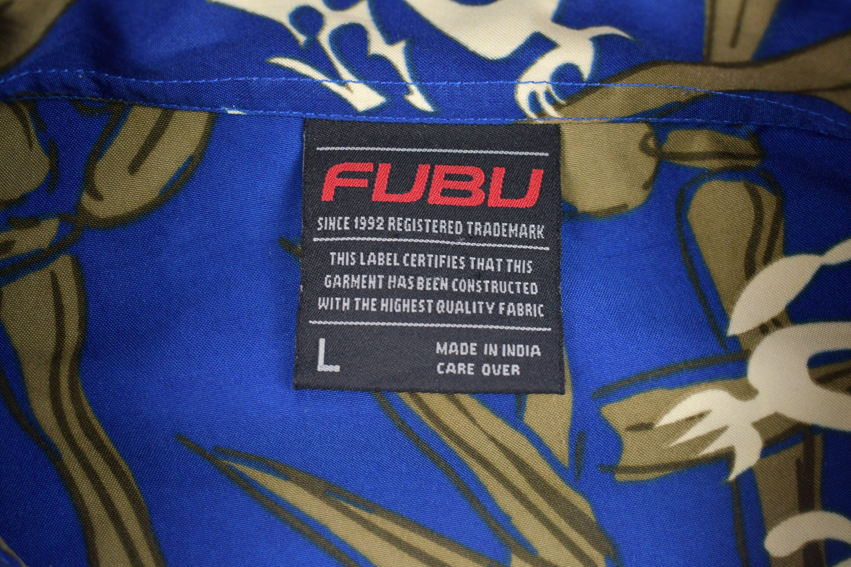 Vintage 1990s Fubu Button Up Shirt