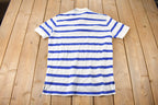 Vintage 1990s Polo By Ralph Lauren Small Pony Striped Polo Shirt Size L