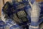 Vintage 1990s Sierra Pacific Distressed Plaid Button Up Flannel Shirt Size XL