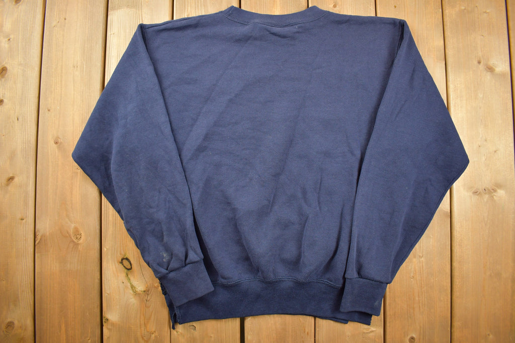 Vintage 1990s University Of Michigan Collegiate Crewneck  Embroidered  NCAA Sweatshirt  Sportswear  Americana  Galt Sand Sweatshirt
