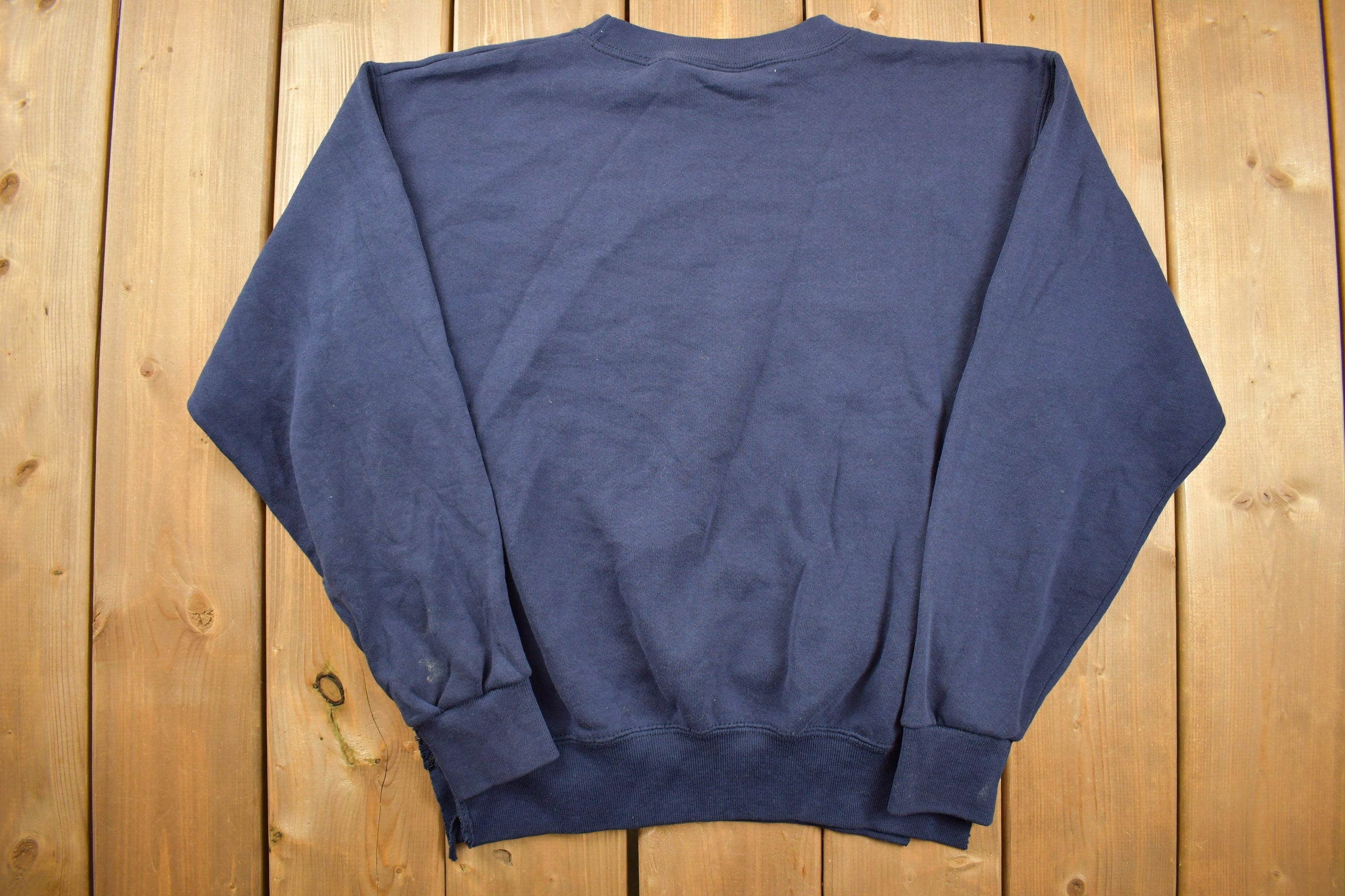 Vintage 1990s University Of Michigan Collegiate Crewneck  Embroidered  NCAA Sweatshirt  Sportswear  Americana  Galt Sand Sweatshirt