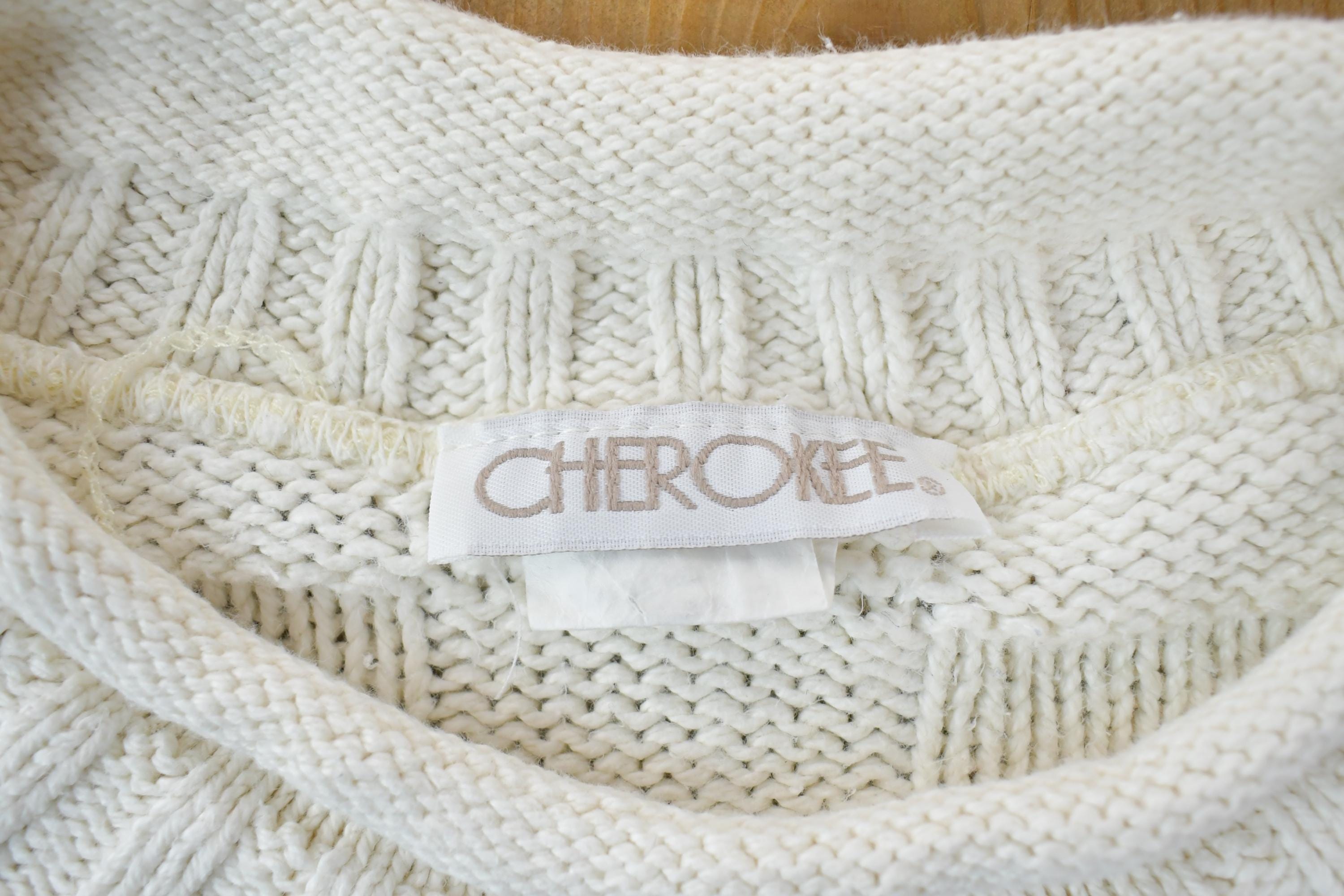 Vintage 1990s Cherokee Knit Crewneck Sweater