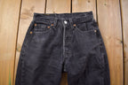 Vintage 1990s Levi's 501 Red Tab Embroidered Jeans Size 26 x 29