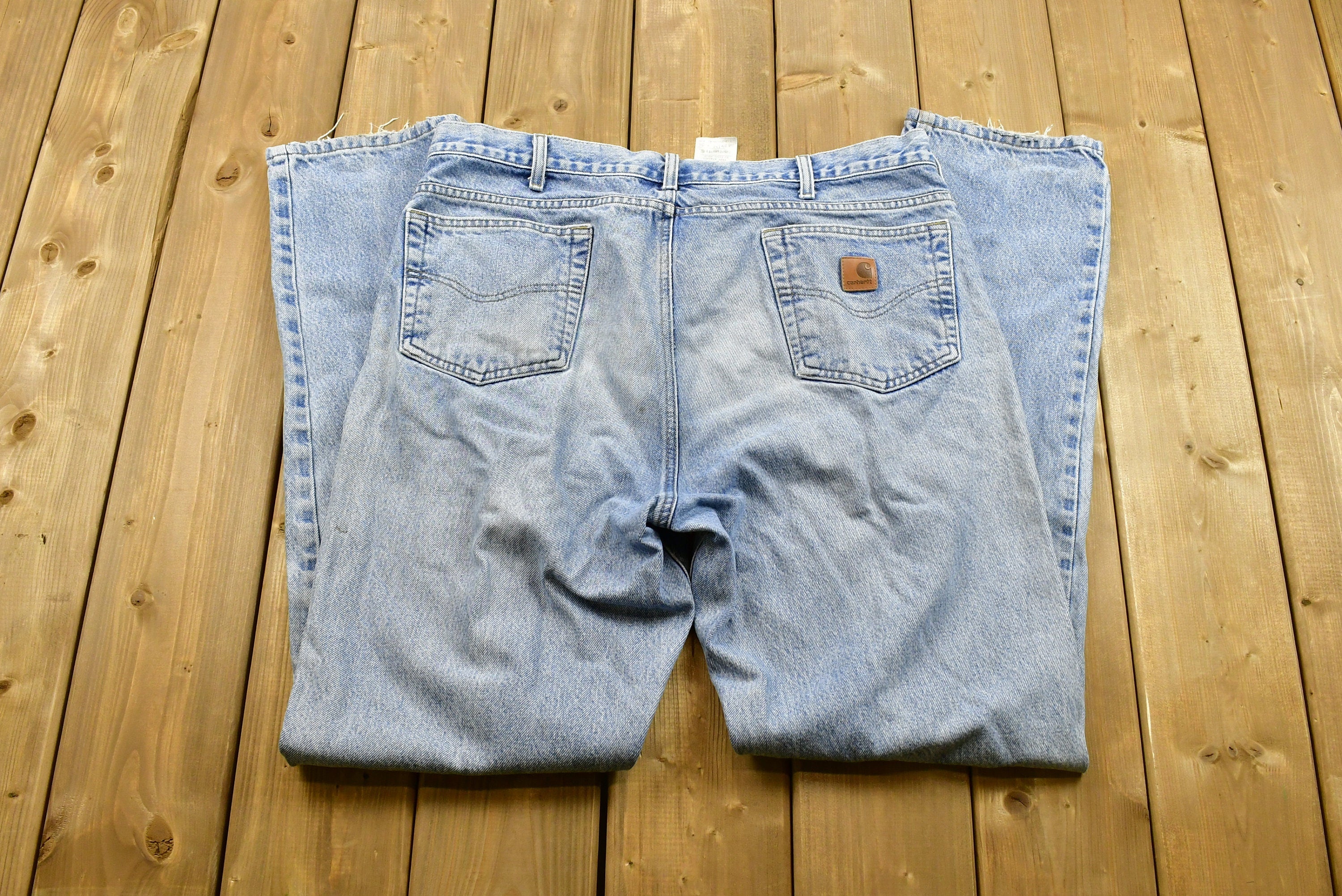 Vintage 90s Carhartt Denim Jeans Size 38 x 36