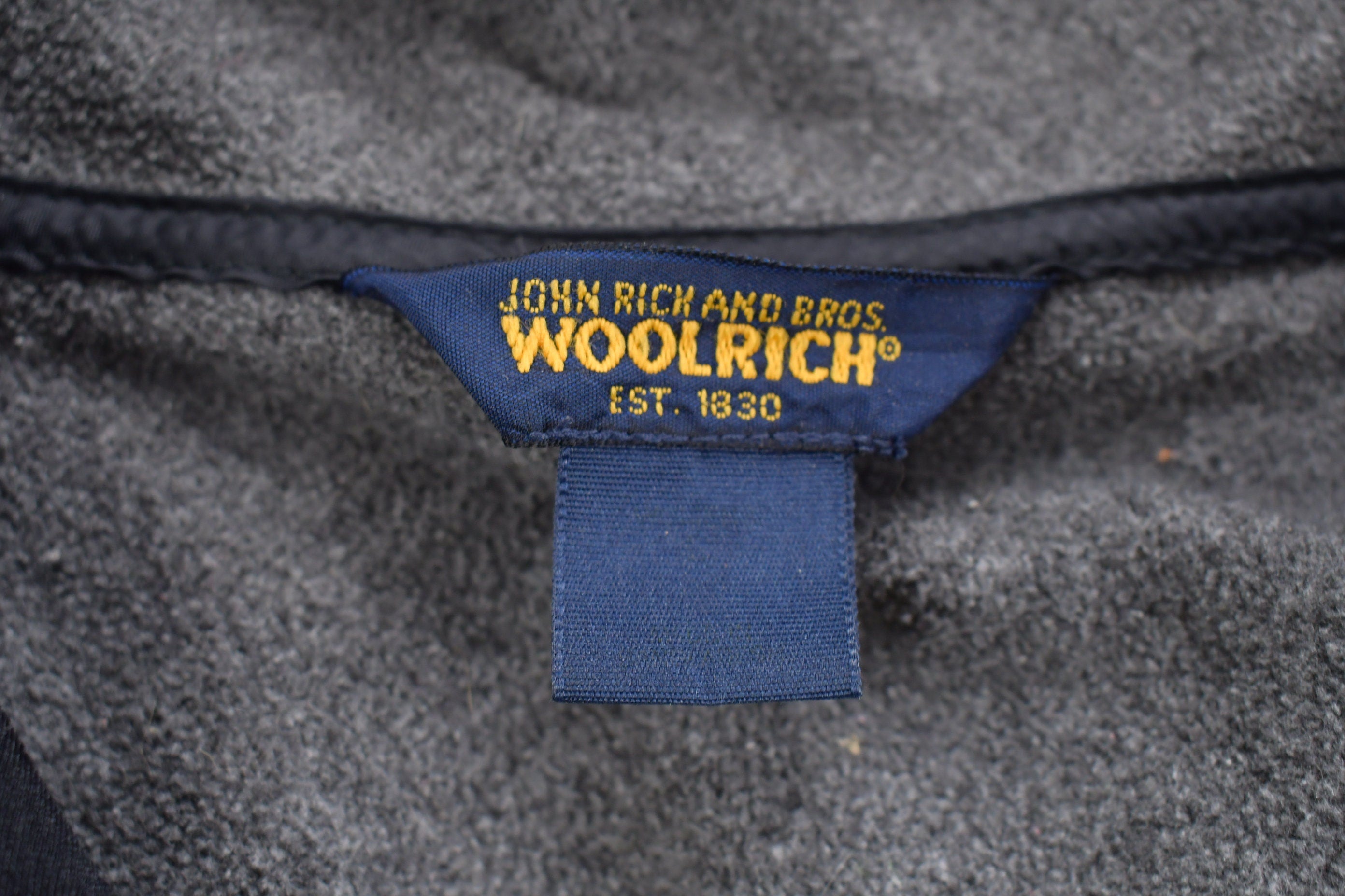 Vintage 1990s Woolrich Fleece Zip Up Sweater