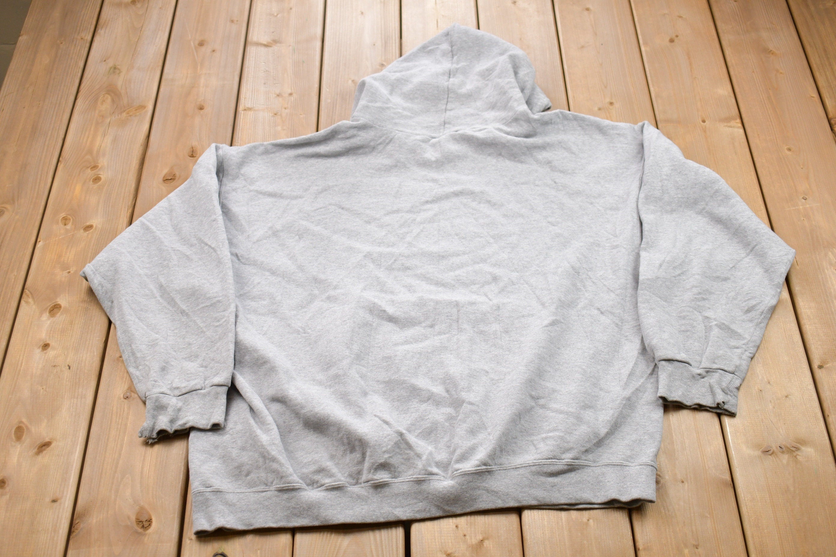 Vintage 1990s Nike White Tag Mid Swoosh Graphic Hoodie