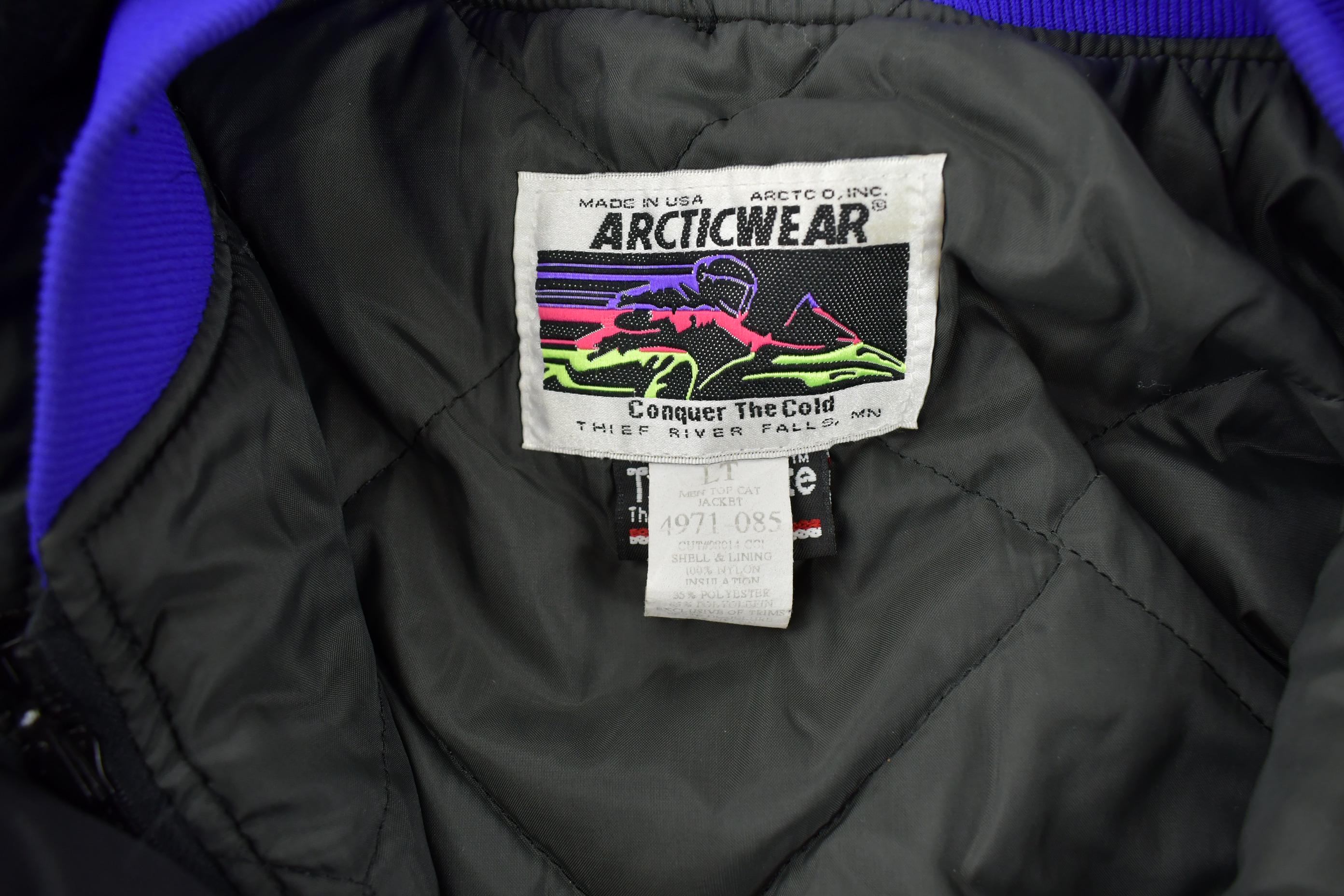 Vintage 1990s Arctic Cat Snowmobile Racing Jacket