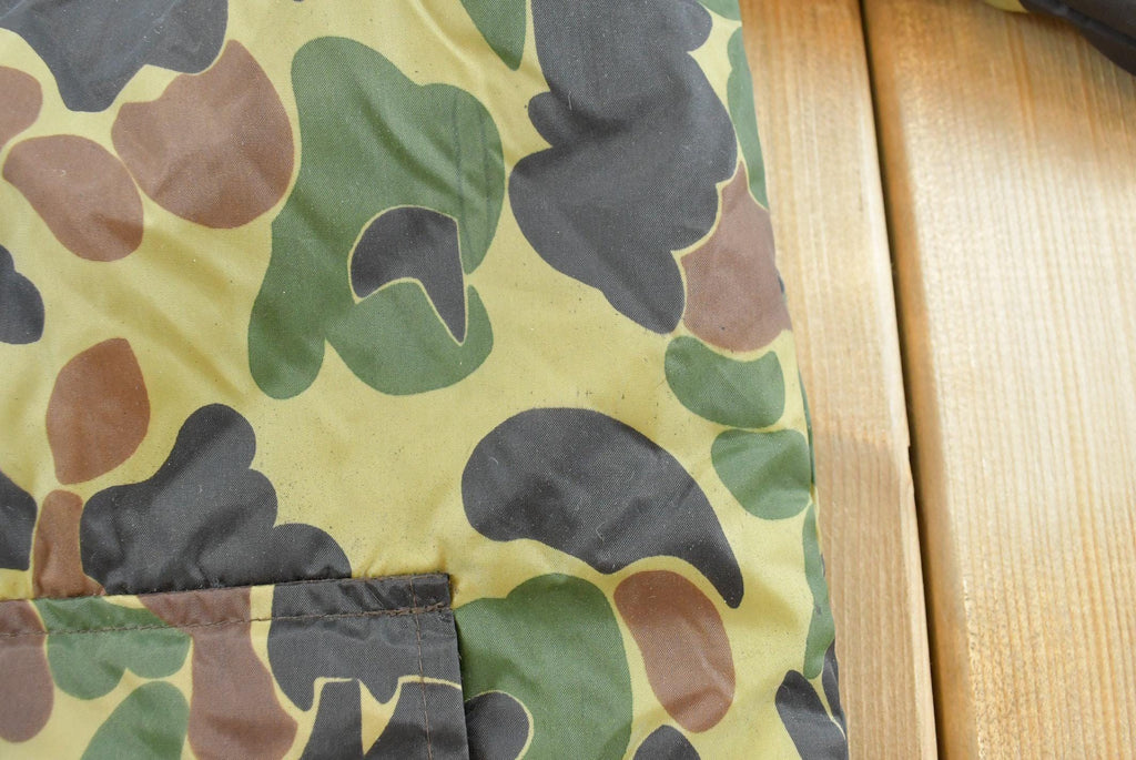 Vintage 1980s Winchester Thermolite Duck Camo Reversible Insulated Windbreaker Jacket Mens XL