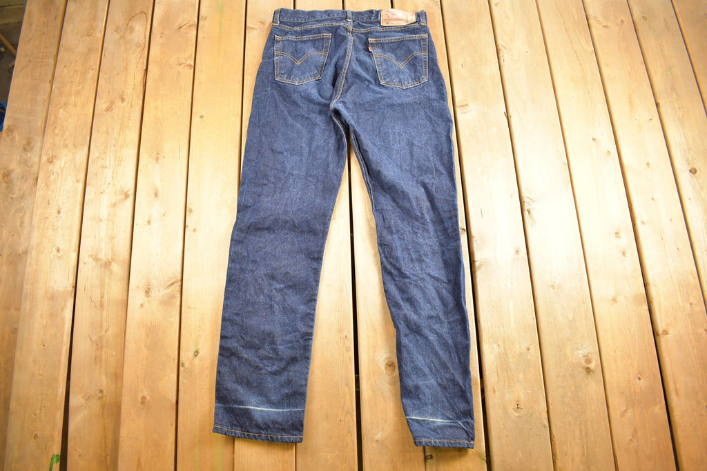 Vintage 1980s Levi's 501 Red Tab Button Fly Jeans Size 34 x 33