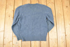 Vintage 1970s Jas K Wilson Alan Paine Knit Cardigan Sweater Mens S