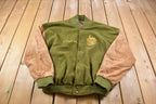 Vintage 1995 Technologico De Monterrey Generacionn 95 Embroidered Suede Letterman Jacket