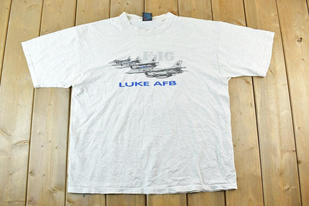 Vintage 1990s Fighter Jet Single Stitch T-Shirt