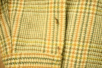 Vintage 1950s Woolrich Hounds Tooth Button Up Wool Hunting Jacket