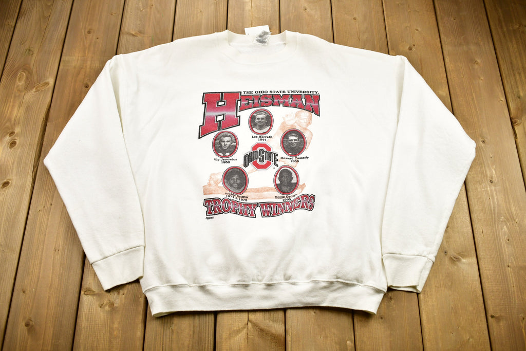 Vintage 1995 The Ohio State University Heisman Trophy Winners Crewneck Sweater