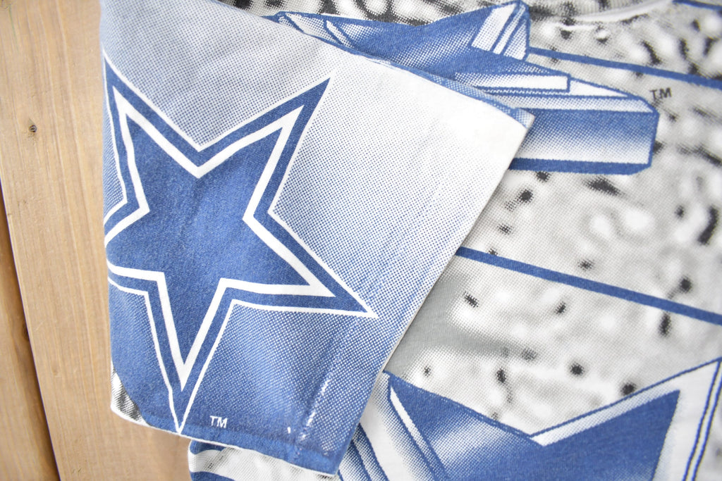 Vintage 1995 Dallas Cowboys NFL All Over Print T-Shirt