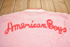 Vintage 1990s IVY "American Boys" Knit Women's Cardigan Sweater