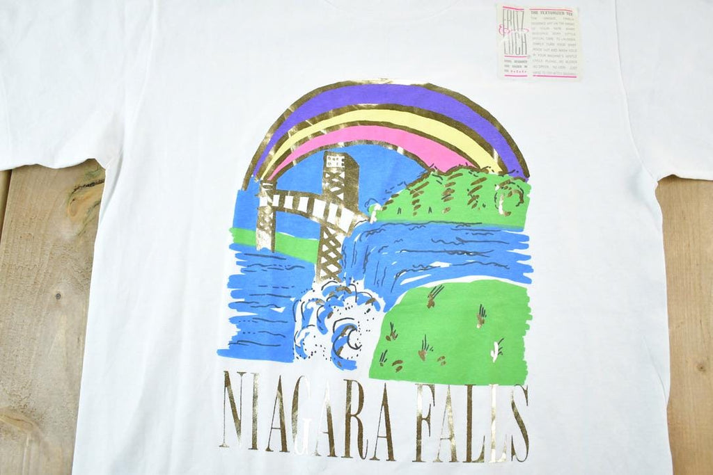 Vintage 1990s Niagara Falls Canada Souvenir T-Shirt Mens Medium