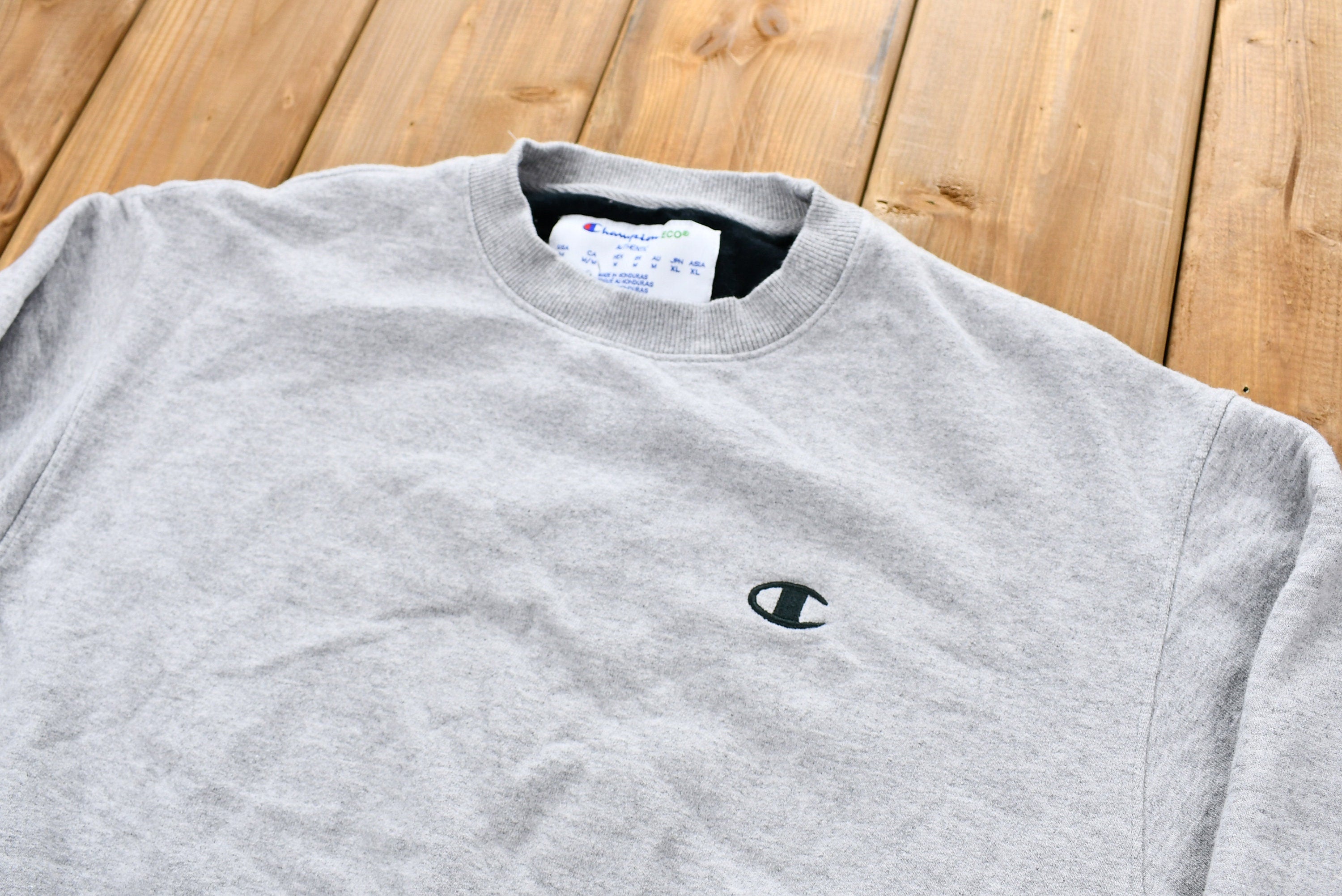Vintage Blank Grey Champion Crewneck Sweatshirt