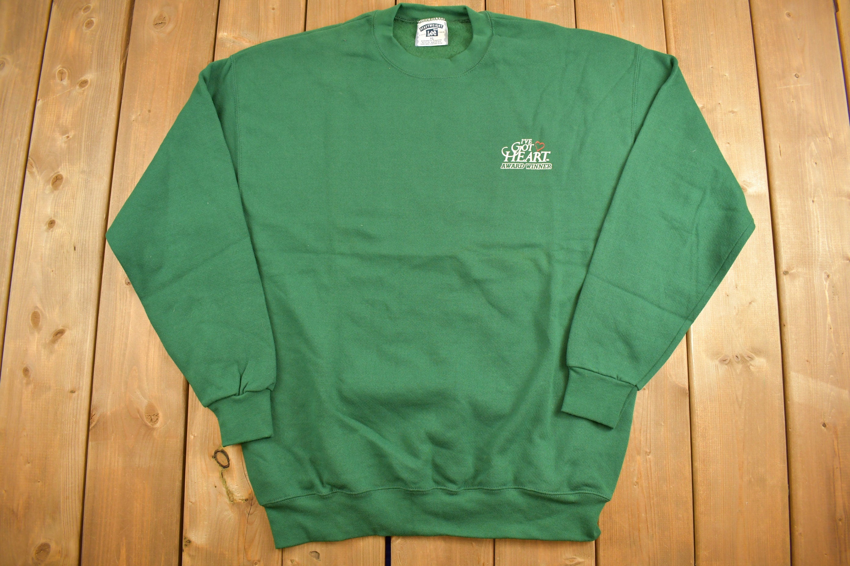 Vintage 1990s I've Got Heart Award Winner Graphic Crewneck Sweatshirt