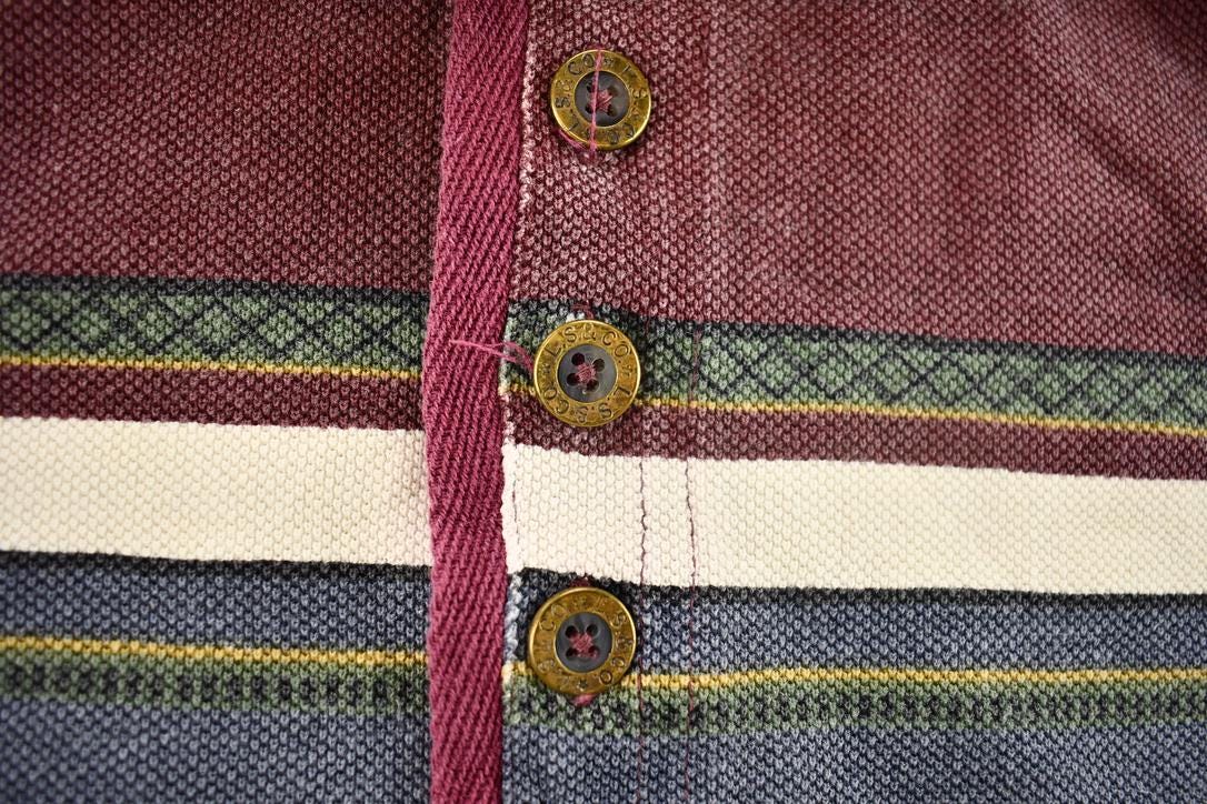 Vintage 2000s Horizontal Striped Levi's Jeanswear Polo Shirt