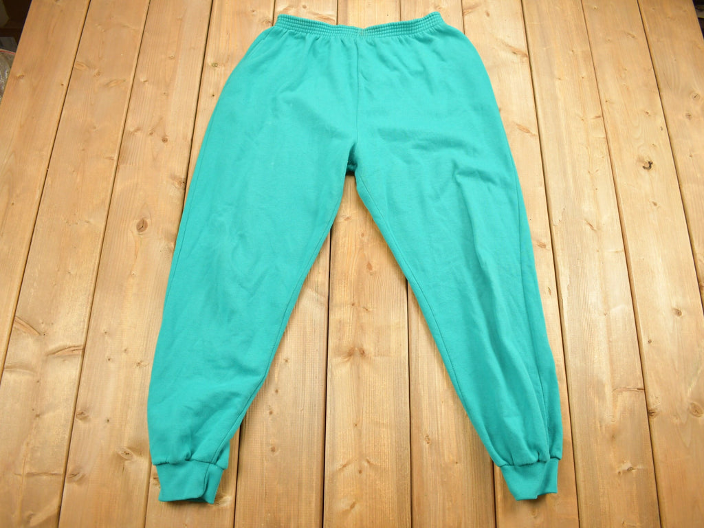 Vintage 1990s Active Attitudes Green Sweat Pants