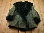 Vintage 1990s Country Club Leathers Fur Coat